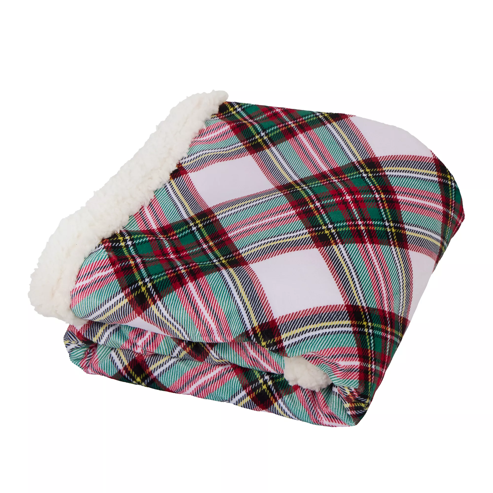 Merry & Bright Holiday Plaid Blanket