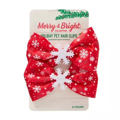 Product Merry & Bright Snowflake Hair Bows