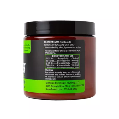 Product Super Snouts Joint Power 100% Green Lipped Mussels Supplement for Dogs & Cats