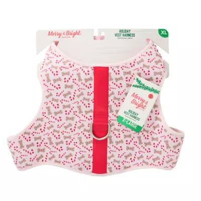 Product Merry & Bright Pink Peppermint Vest Harness