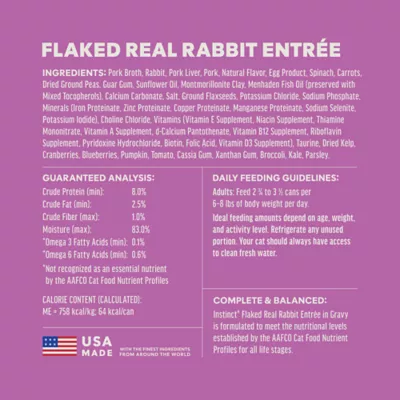 Instinct® Adult Wet Cat Food - Flaked Entrée, 3 oz. - Image 7