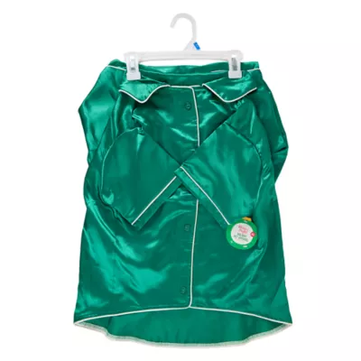 Product Merry & Bright Green Satin Pajamas, Dog & Cat