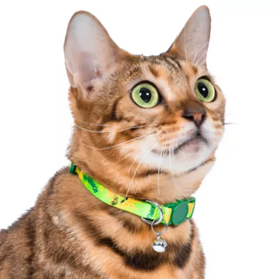 Licensed Brand Holiday Grinch Kitten Cat Green Collar