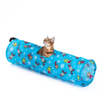 Product Holiday Grinch Cat Play Tunnel