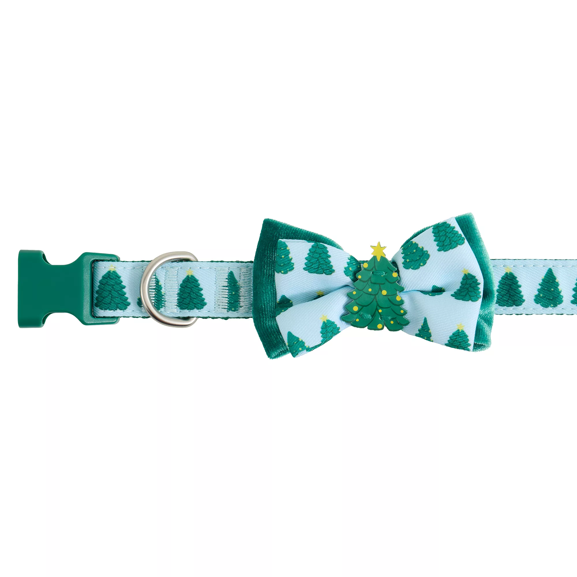 Merry & Bright&trade; Trees Holiday Dog Collar