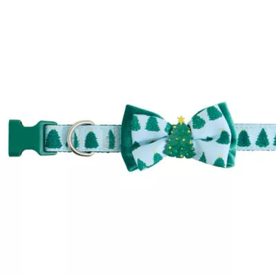 Product Merry & Bright Trees Holiday Dog Collar