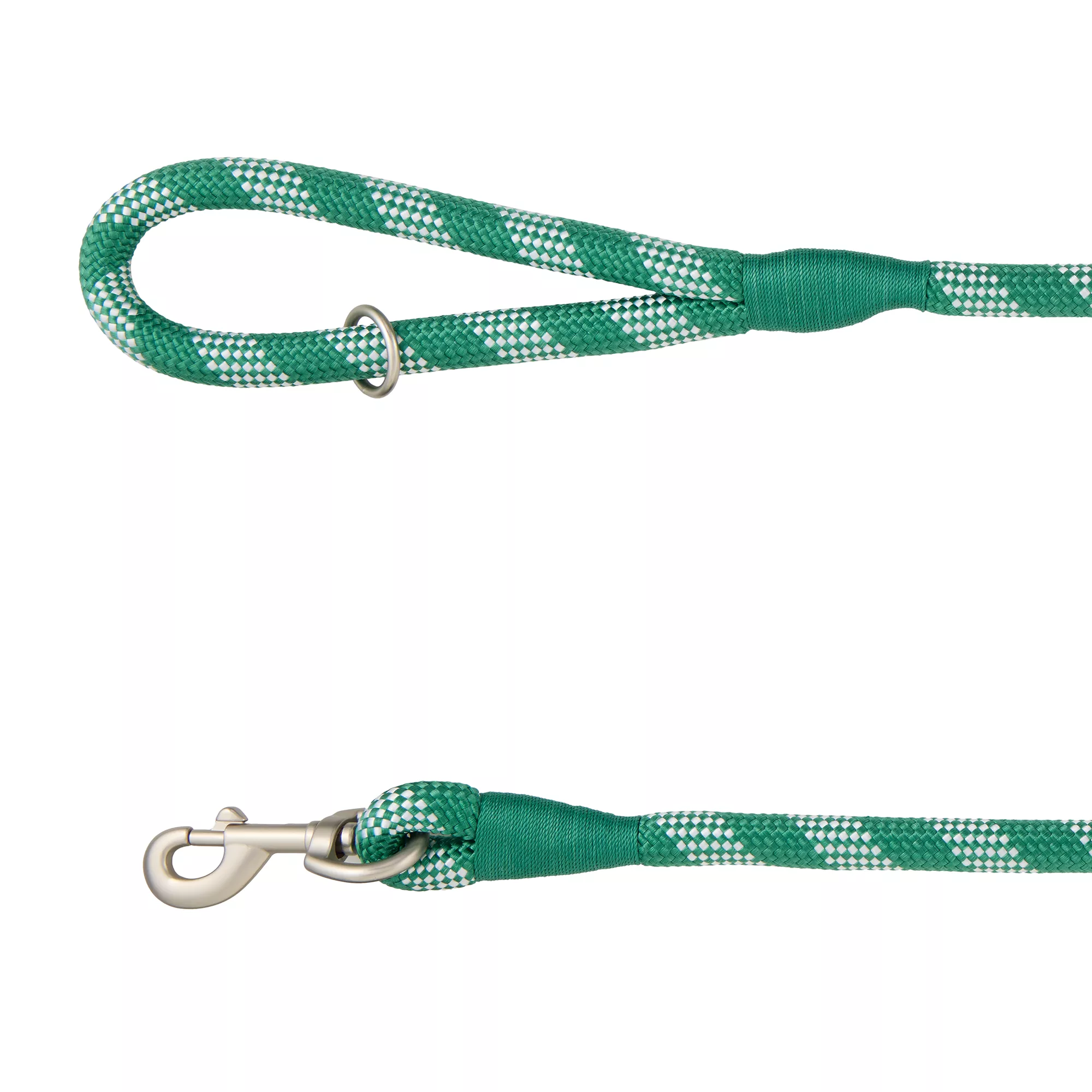 Merry & Bright Green Rope Dog Leash