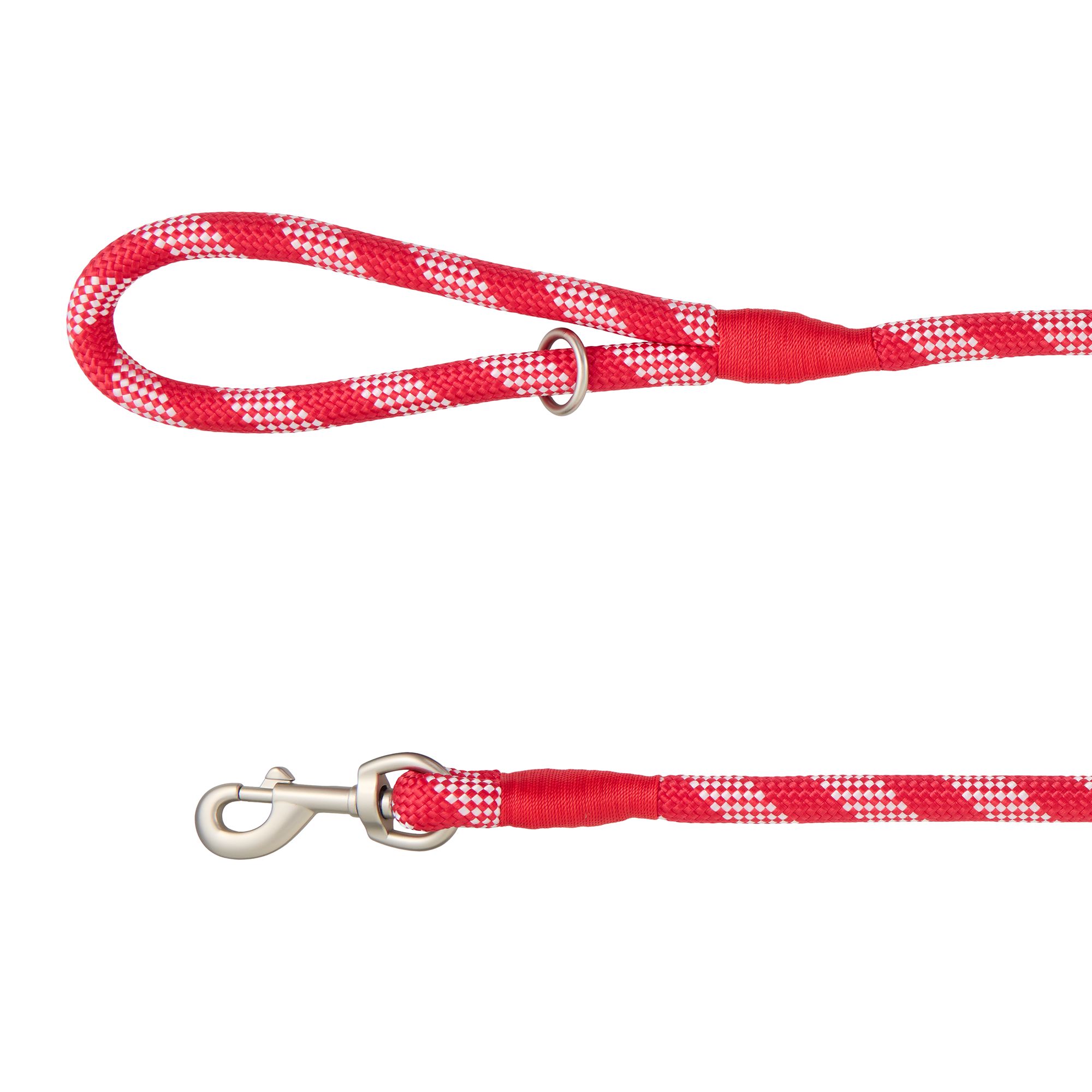 Merry Bright Peppermint Rope Dog Leash