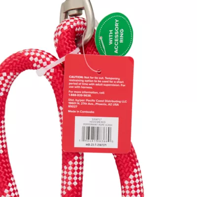 Product Merry & Bright Peppermint Rope Dog Leash