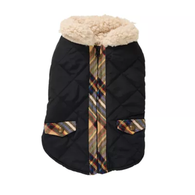 Product Merry & Bright Black Sherpa Dog Vest, Dog & Cat