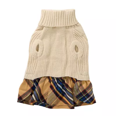 Product Merry & Bright Plaid & Tan Dog Dress, Dog & Cat