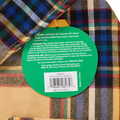 Product Merry & Bright Plaid Flannel for Dogs, Dog & Cat