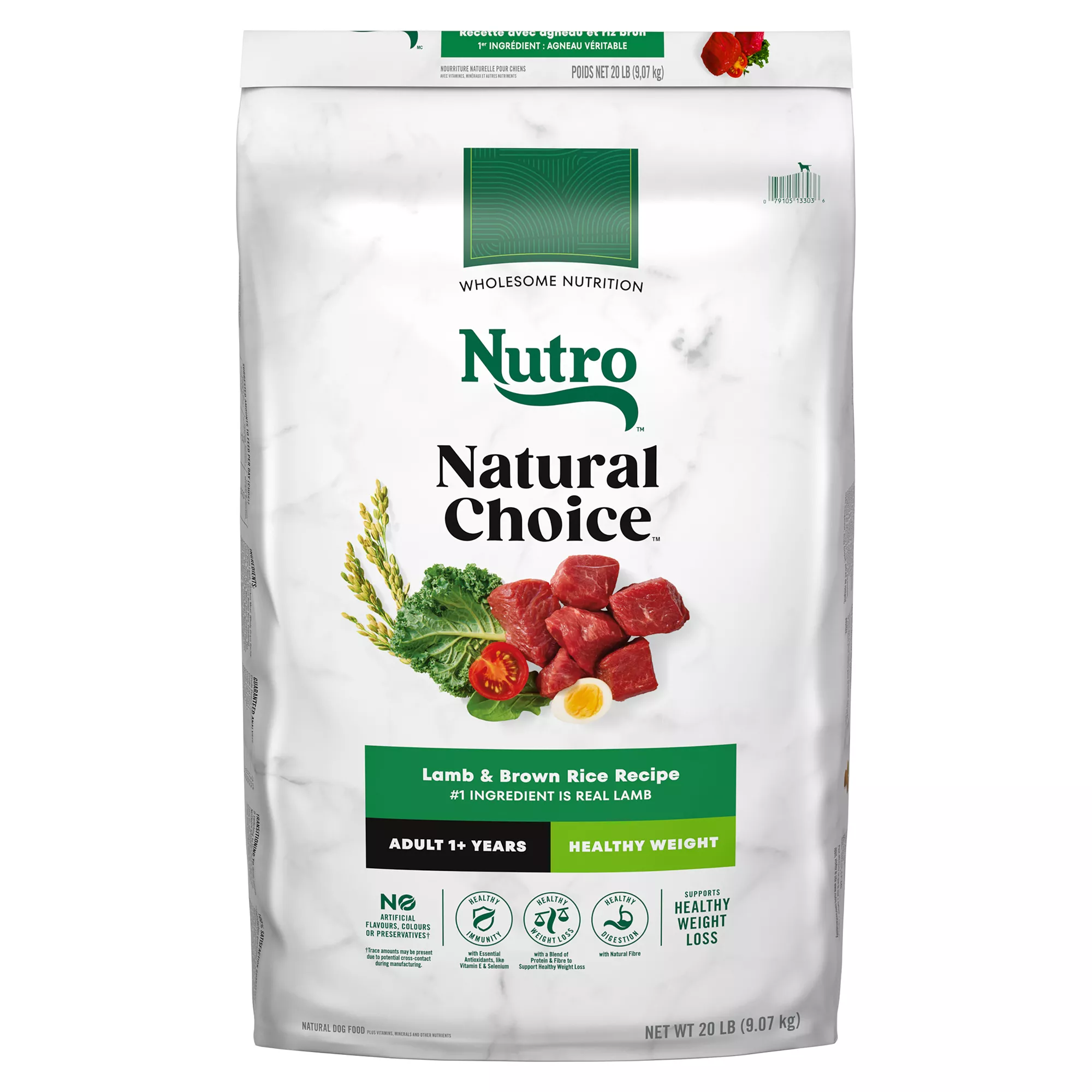 Nutro Natural Choice Healthy Weight Adult Dry Dog Food - Lamb