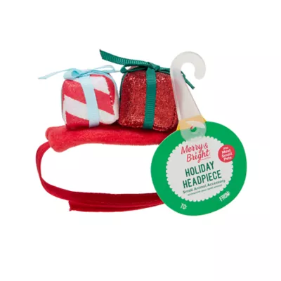 Product Merry & Bright Small Pet Present Headband