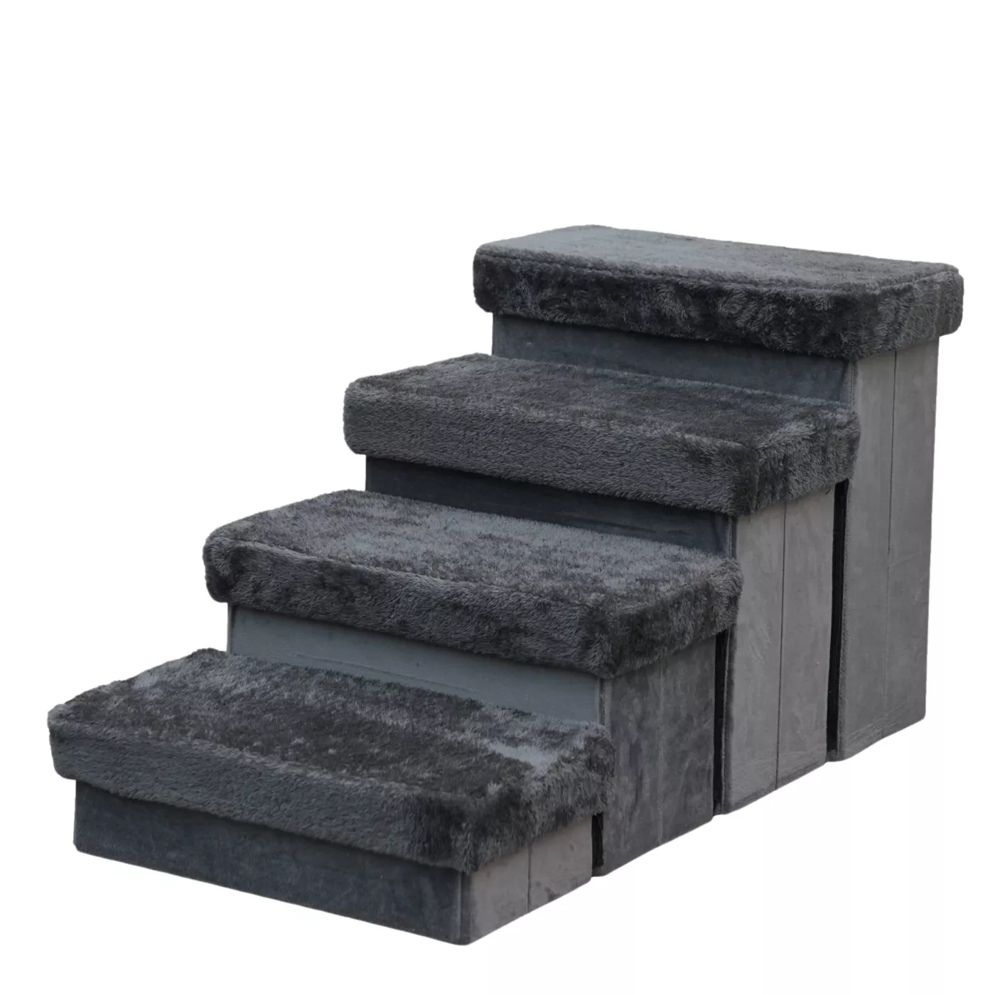 PetPals Charcoal 4 Level Pet Stairs