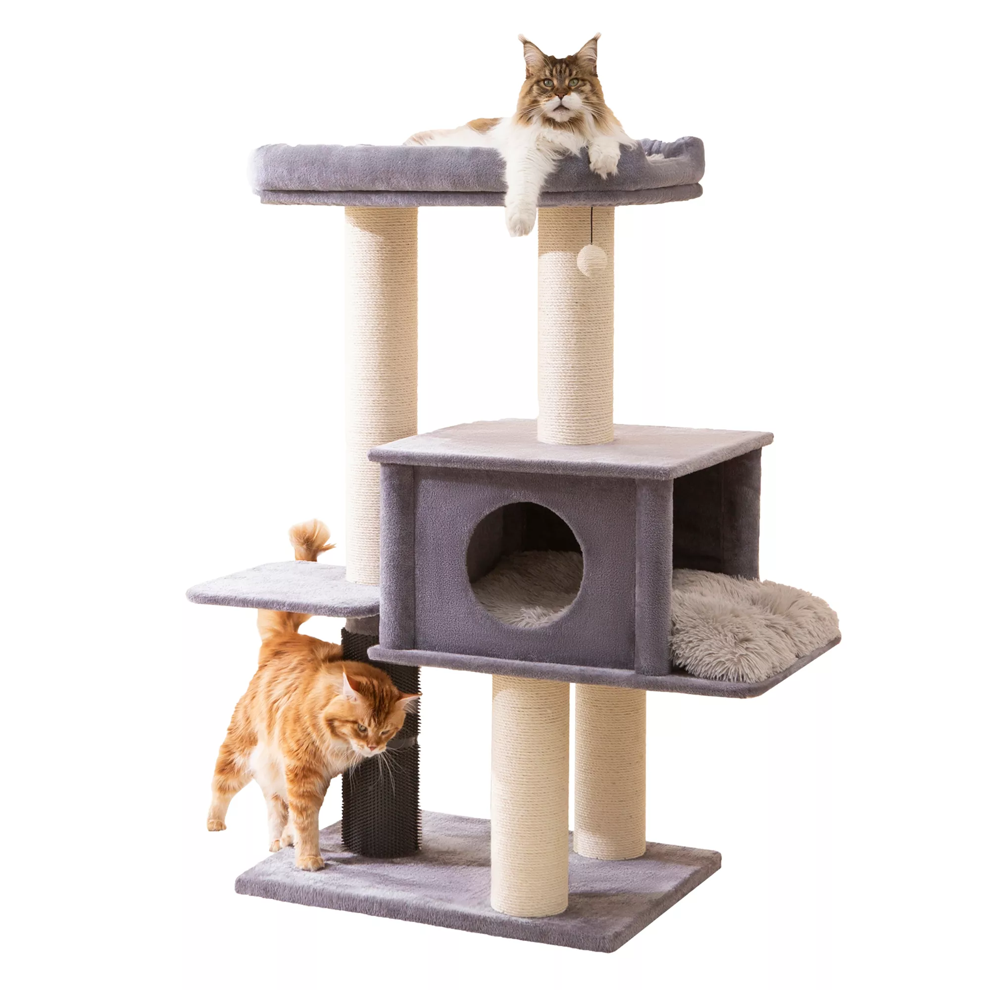 PetPals Grand Maine Coon 5-Level Cat Tree