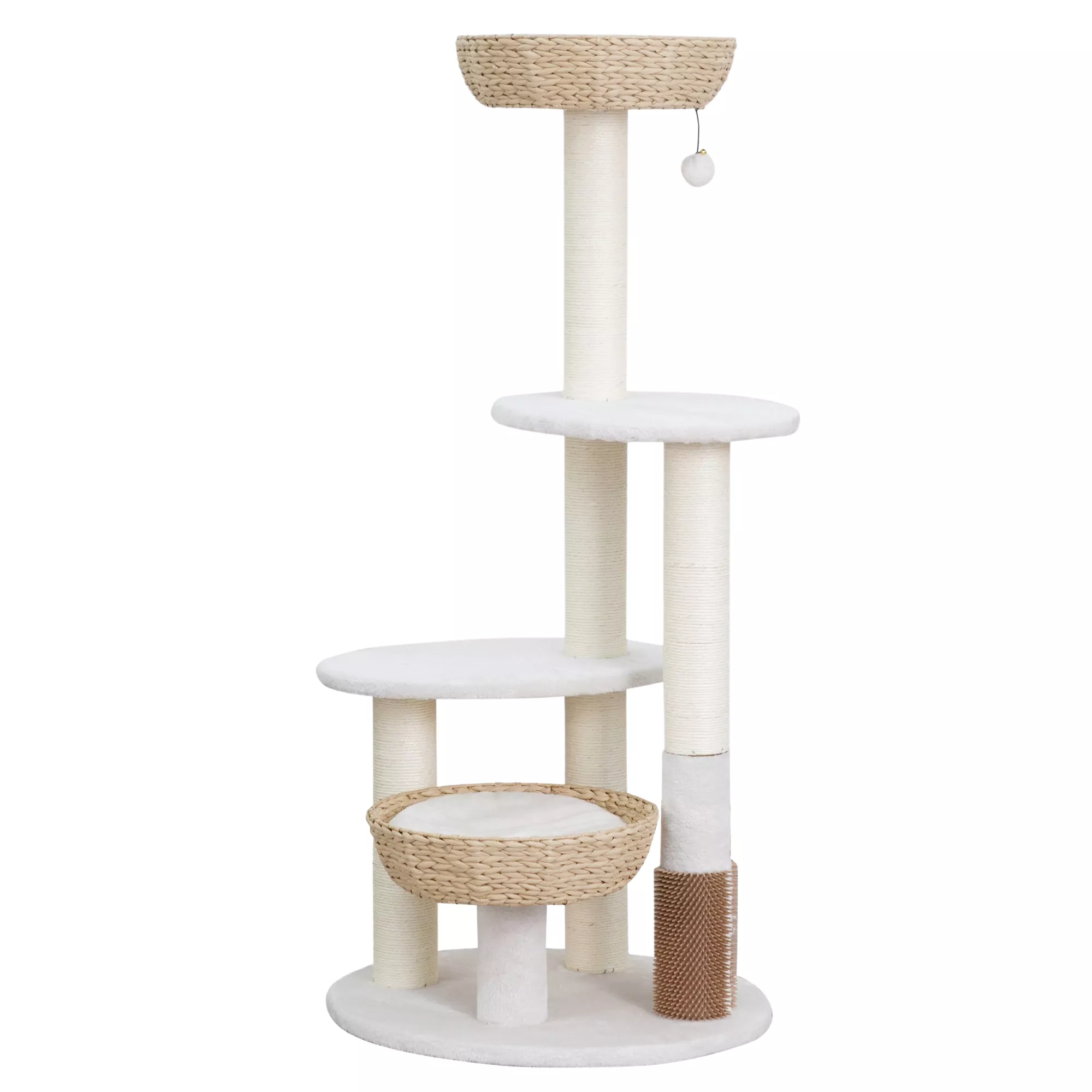 PetPals Boho Chic Style Handwoven 5-Level Cat Tree