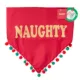 Product Merry & Bright Naughty/Nice Holiday Pet Bandana, Dog & Cat