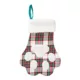 Product Merry & Bright Plaid Paw Print Stocking