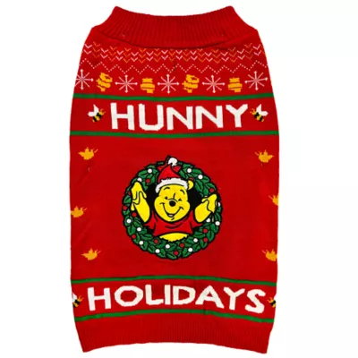 Product Holiday Winnie the Pooh Dog Sweater