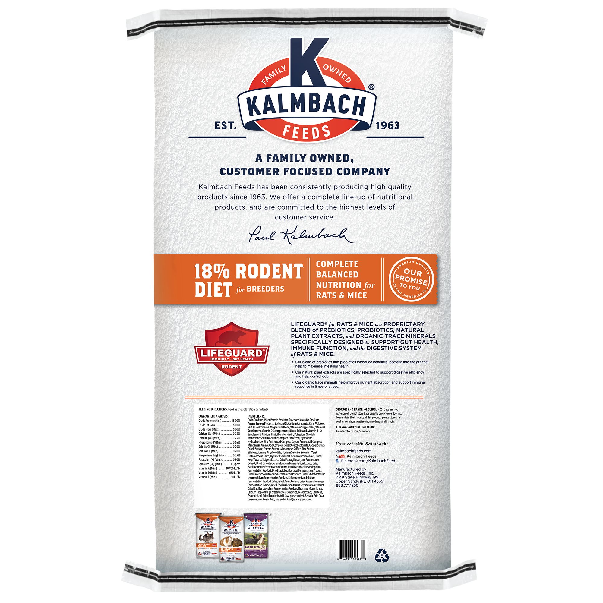 Kalmbach Feeds Rodent Diet - thumbnail 2