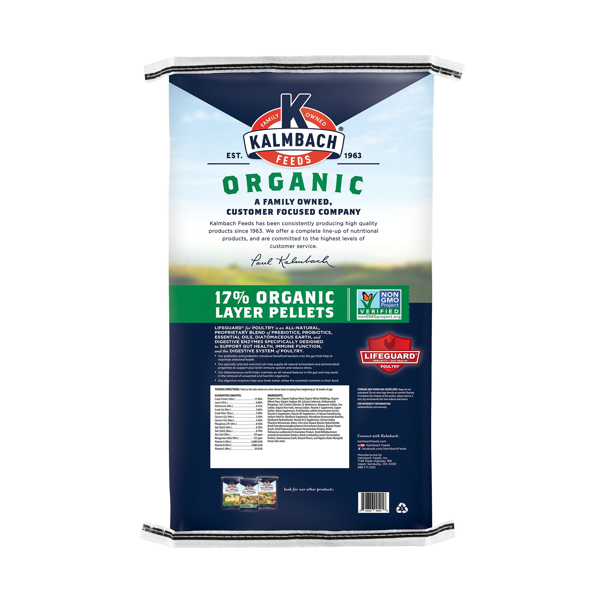 Kalmbach Feeds 17% Organic Layer Feed - thumbnail 2