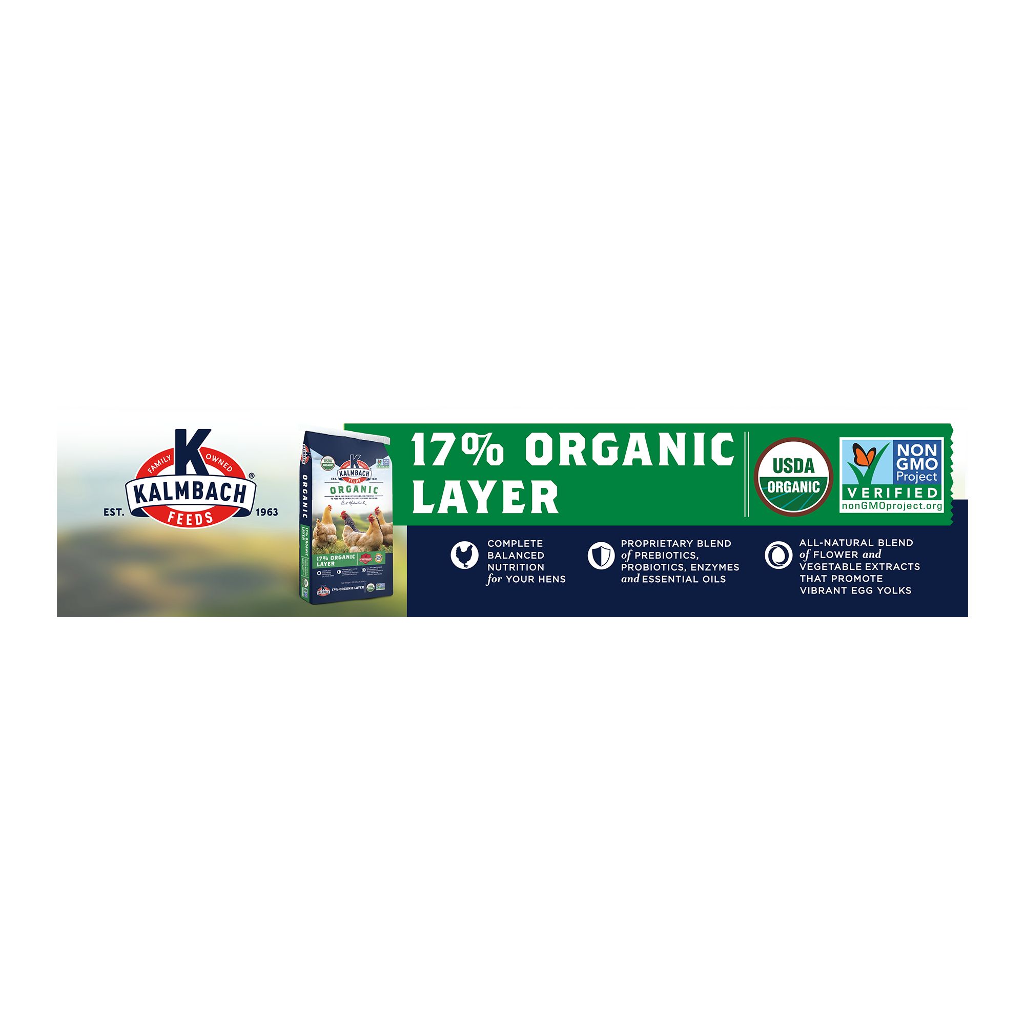 Kalmbach Feeds 17% Organic Layer Feed - thumbnail 5