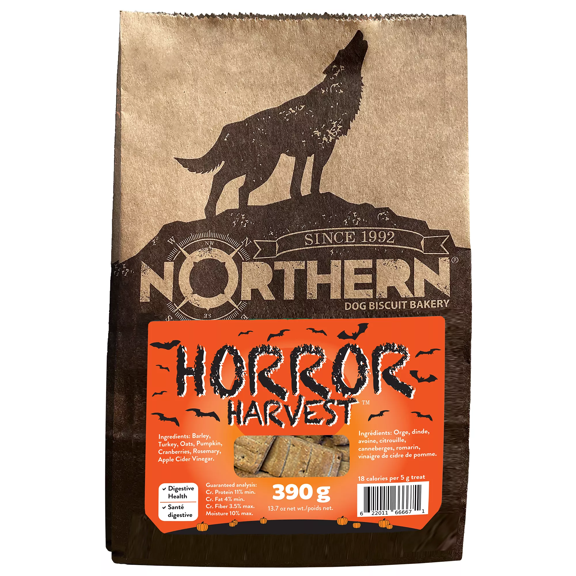 Northern Horror Harvest Halloween Dog Treats - Turkey & Pumpkin