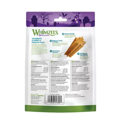 Product Whimzees Fall Edition Natural Medium Daily Dental Dog Treats