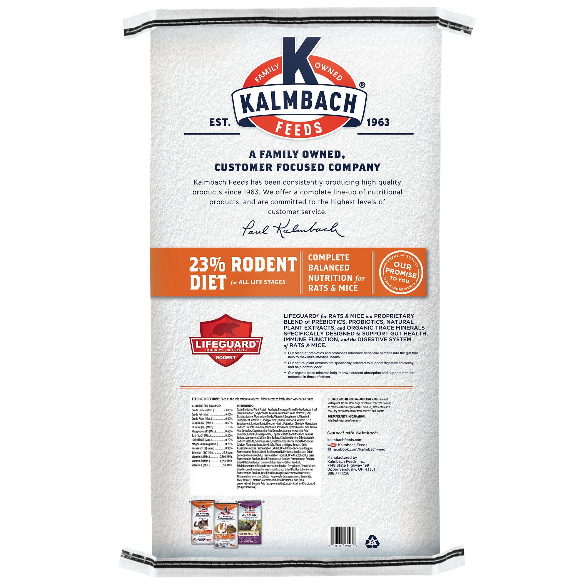 Kalmbach Feeds 23% Rodent Diet - thumbnail 2