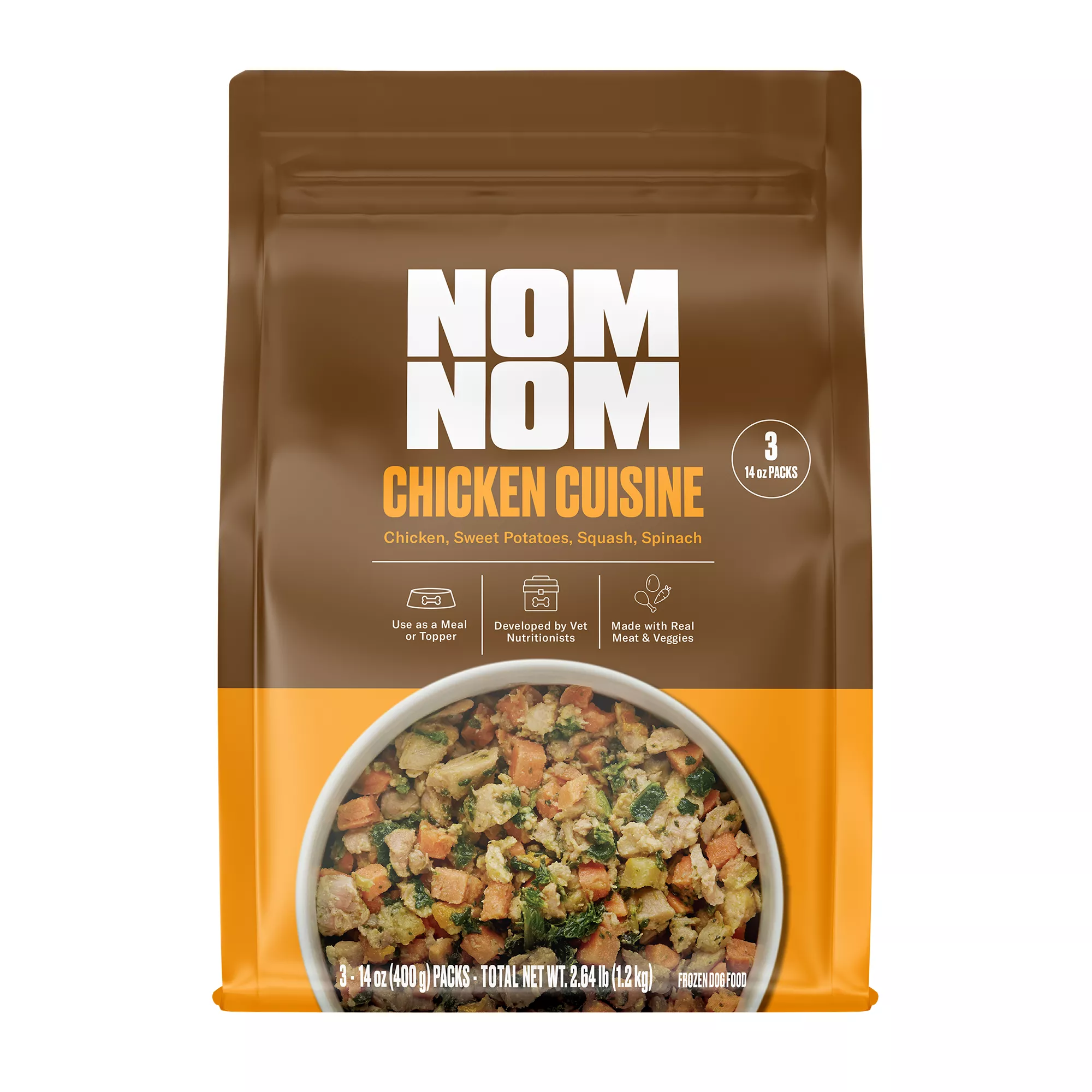 NOM NOM All Life Stages Frozen Dog Food - Chicken