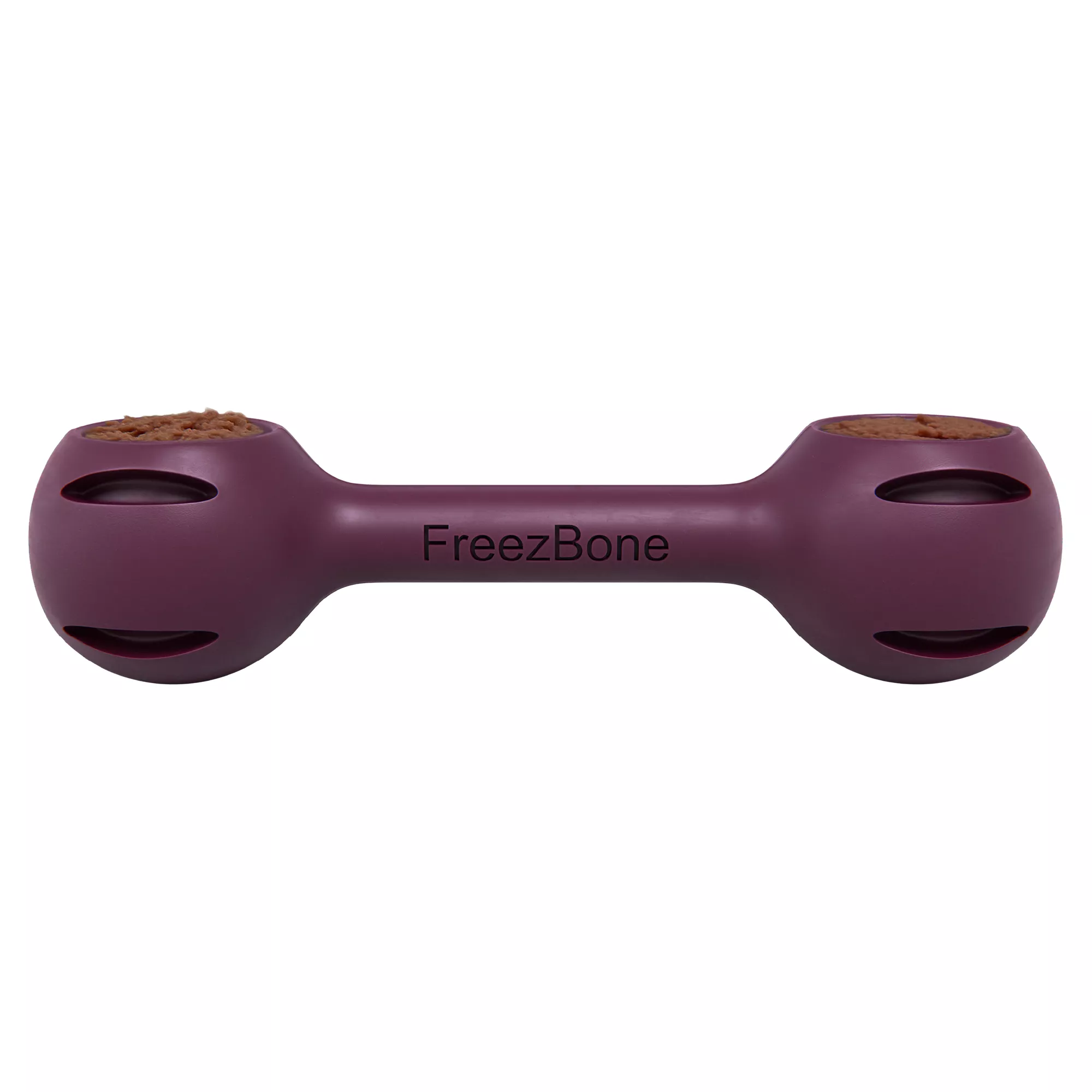 Freezbone Freezdouble Refillable Purple Dog Toy