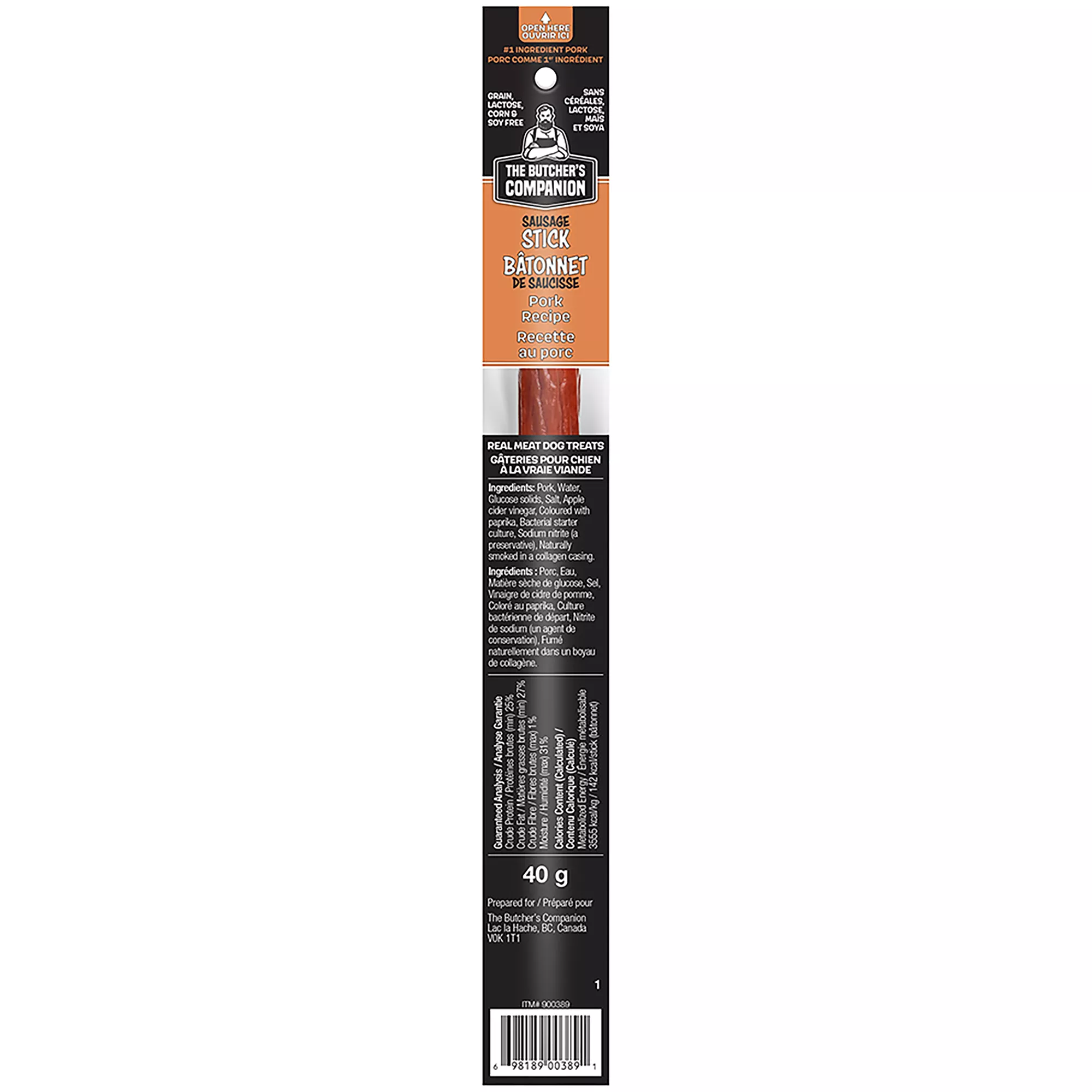 Butcher's Companion Sausage Long Sticks Dog Treat