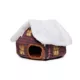 Product Hotel Doggy Log Cabin with 3 Animals Dog Toy