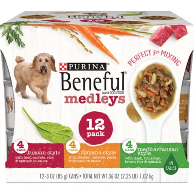 Product Purina Beneful Medleys Variety Pack 12 Count 2.25 LB