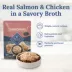 Blue Buffalo Tender Shreds Salmon & Chicken in Savory Broth All Life Stages Dog Food Topper - 2.5 oz image thumbnail 4