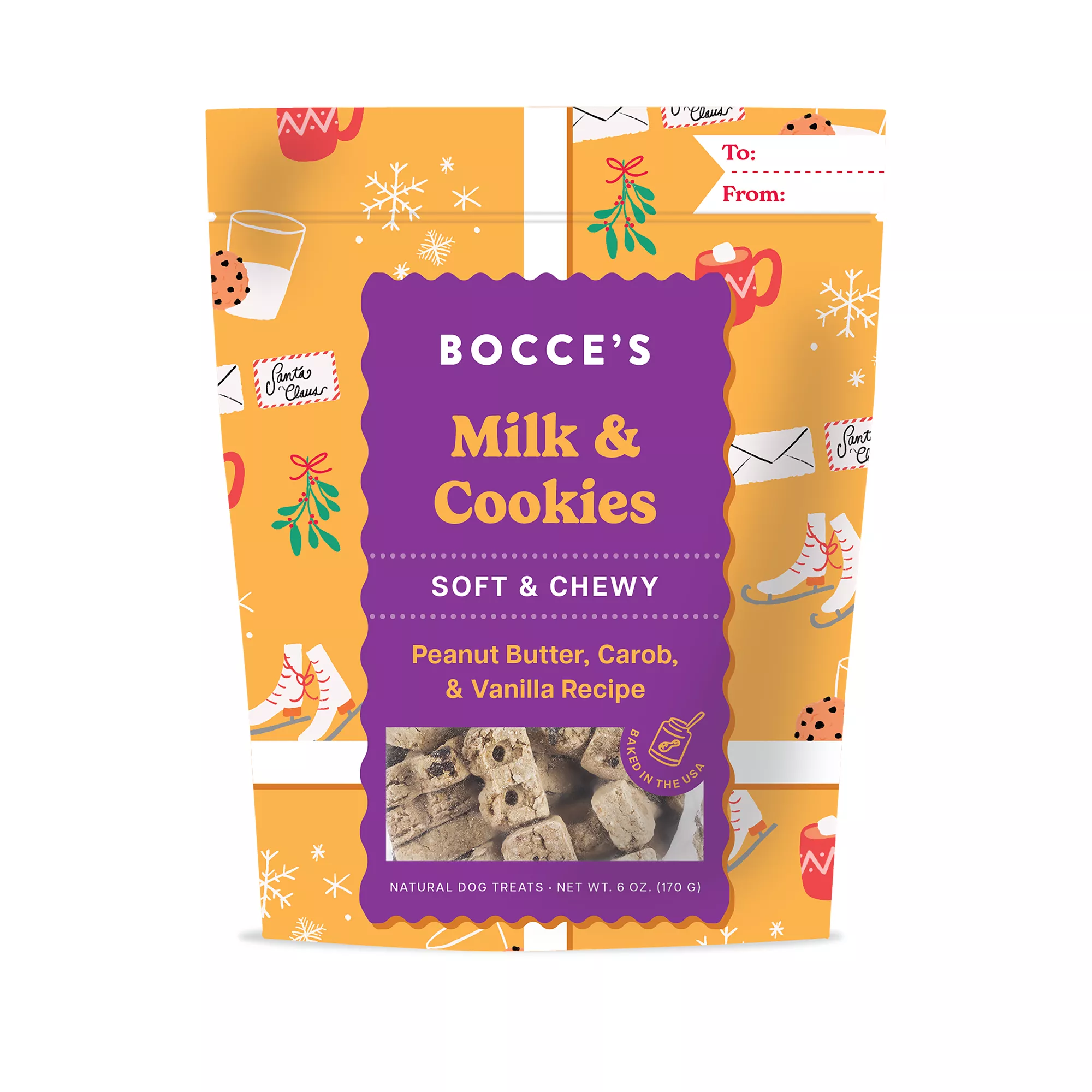 Bocce's Milk and Cookies Soft and Chewy 6 OZ