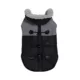 Product Hotel Doggy Mixed Media Dog Jacket - Black & Grey