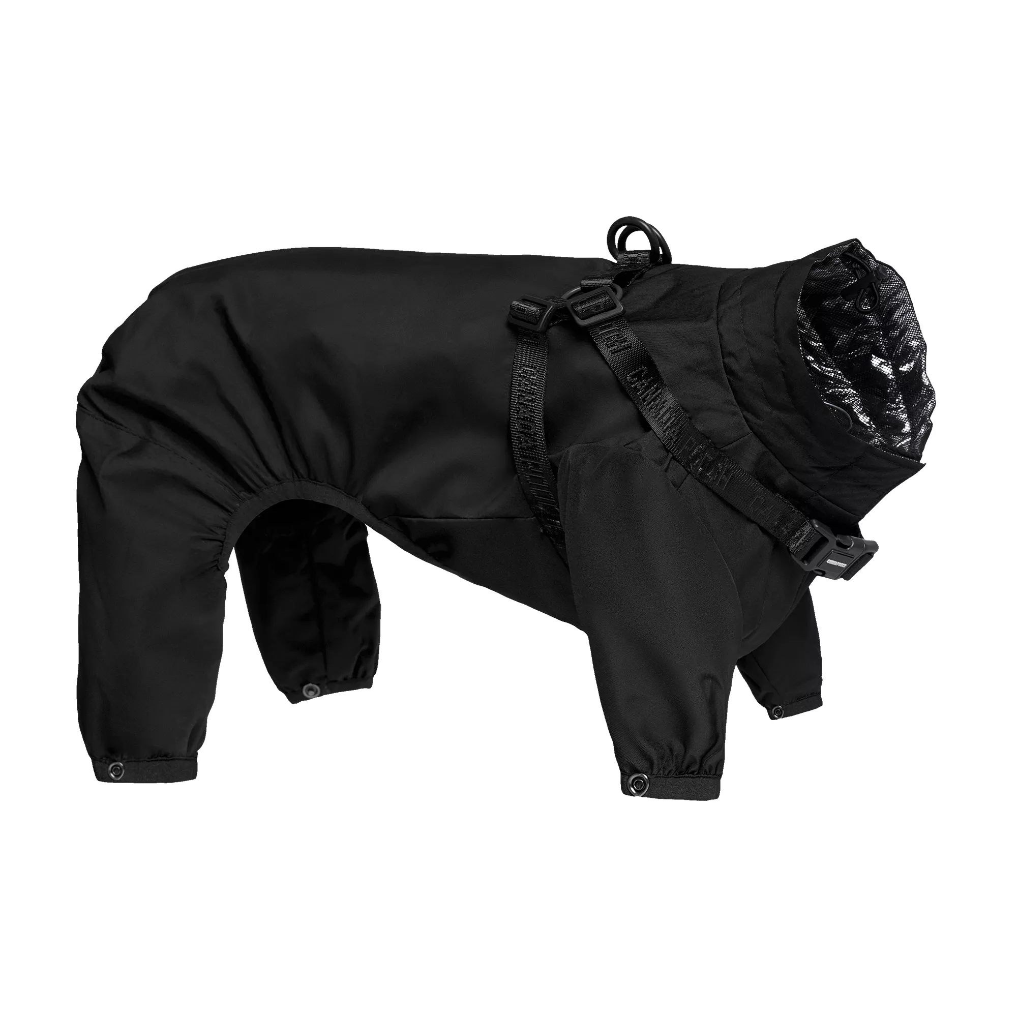 Canada Pooch Harness Dog Snowsuit - Black