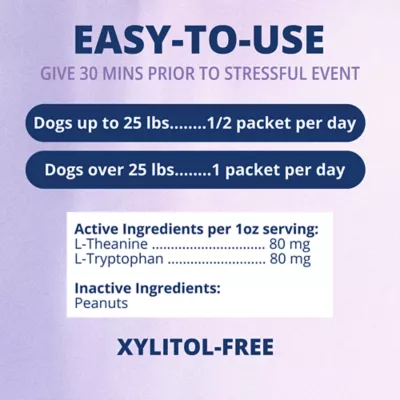 Under the Weather Dog PB & Chill Peanut Butter Calming Gel Supplement, Peanut Butter Flavor, 1-oz - Image 4