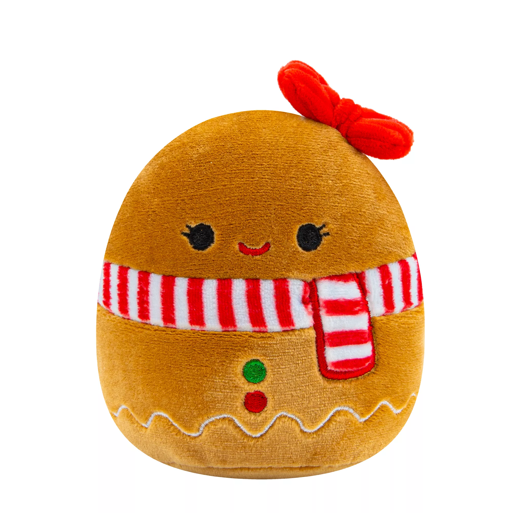 Squishmallow Holiday Plush Gingerbread Dog Toy