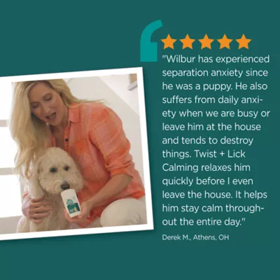 Product Vetality Twist + Lick Calming Supplement for Dogs, 2.3 oz