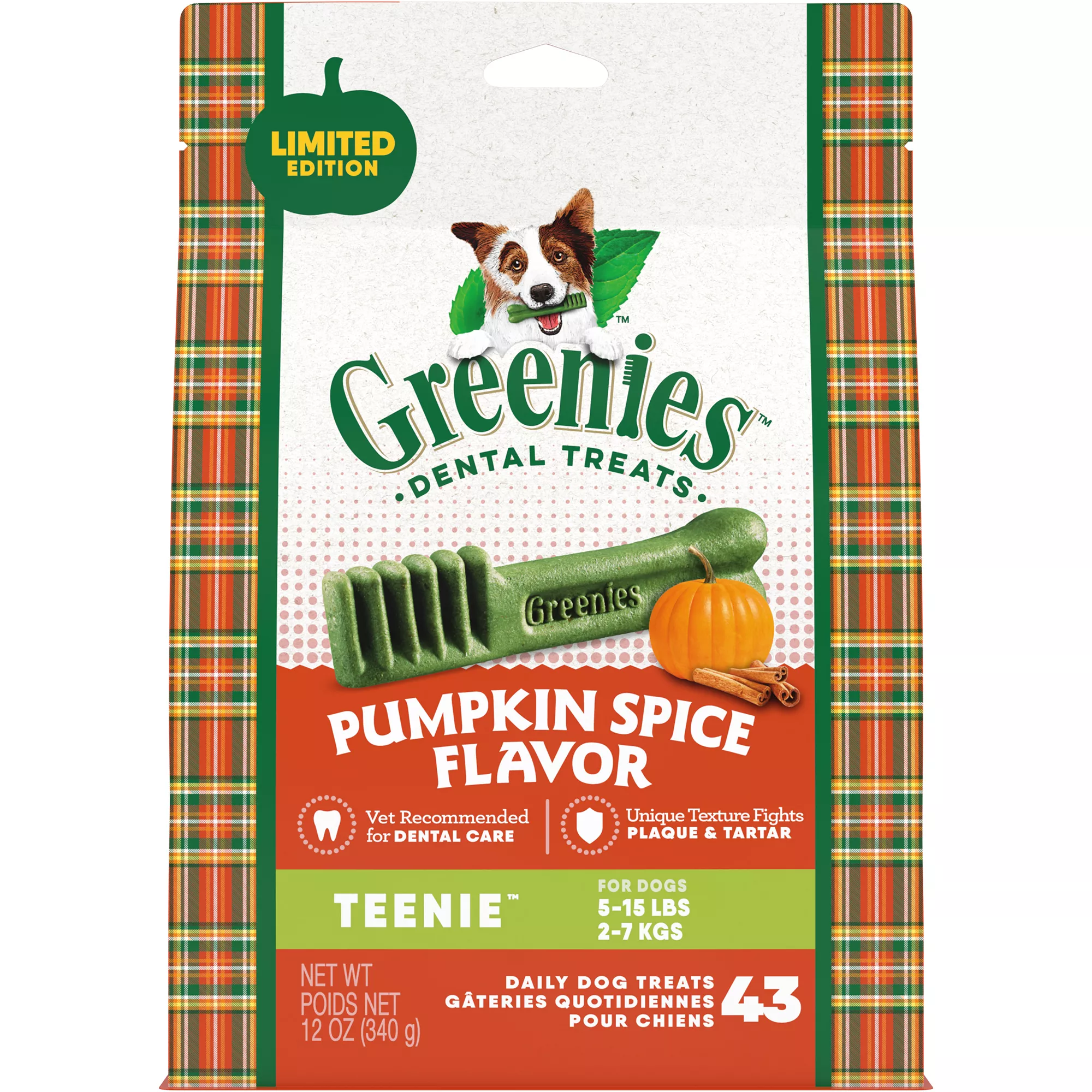 Greenies Pumpkin Spice Dental Treats 12 OZ