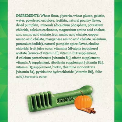 Product Greenies Pumpkin Spice Dental Treats 12 OZ