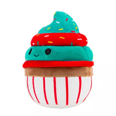 Squishmallow Plush Cupcake Holiday Dog Toy - Image 3