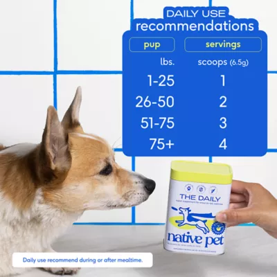 Product Native Pet The Daily Supplement for Dogs - Multivitamin Powder Supplement