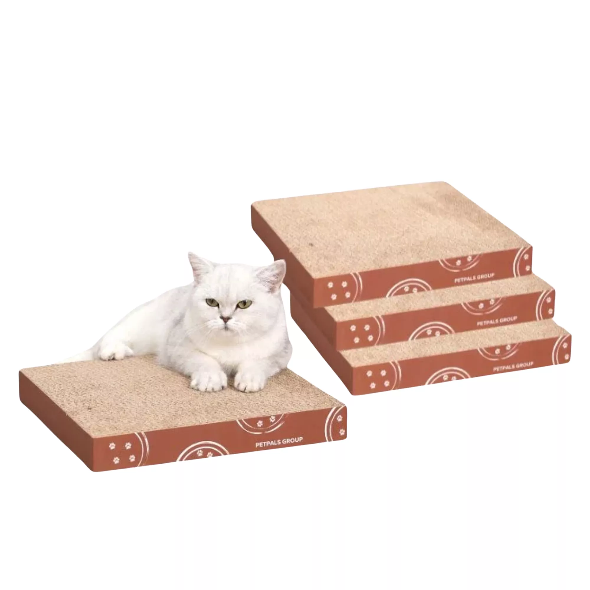  PetPals Cardboard Cat Scratcher 4 CT