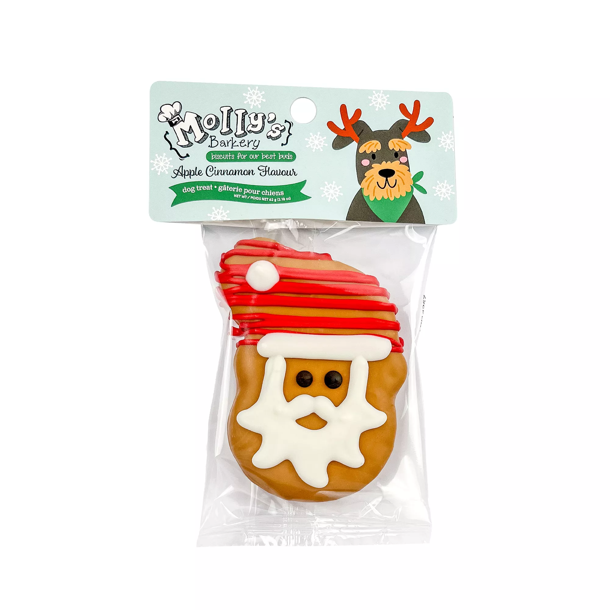 Molly's Barkery Santa Cookie Holiday Dog Treat