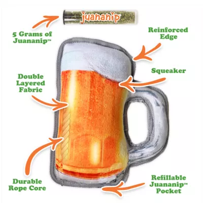 Product Tuffer Chewer Refillable Beer Mug Toy