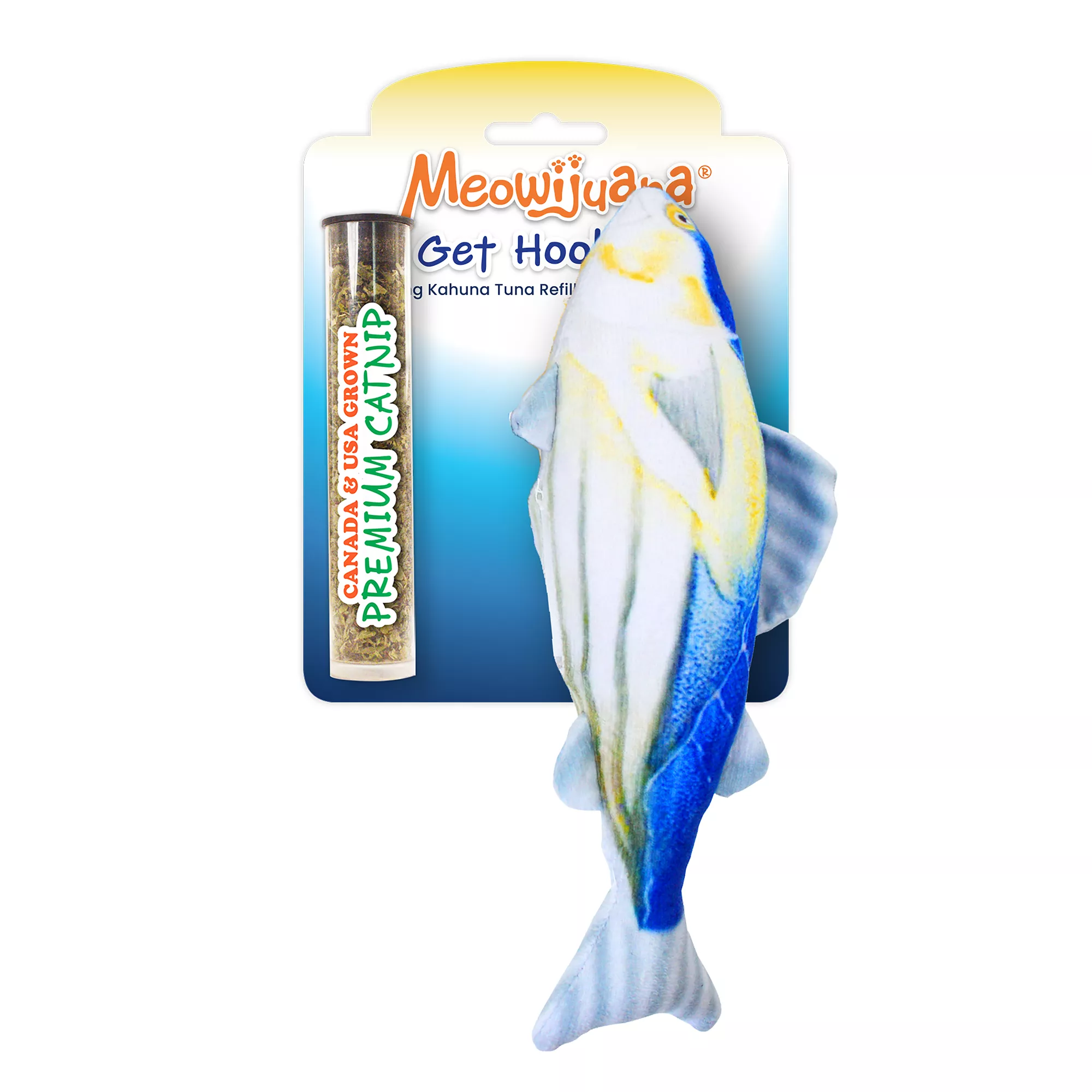 Meowijuana® Refillable Big Kahuna Tuna Toy